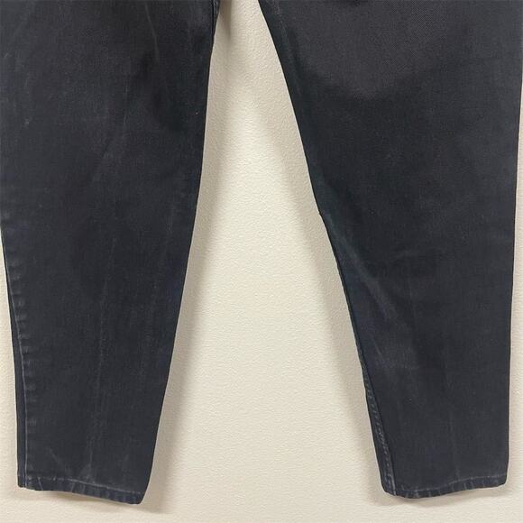 Jordache Women's Vintage Black Denim Tapered Jeans Size 17/18 Retro 1970s - Picture 6 of 9